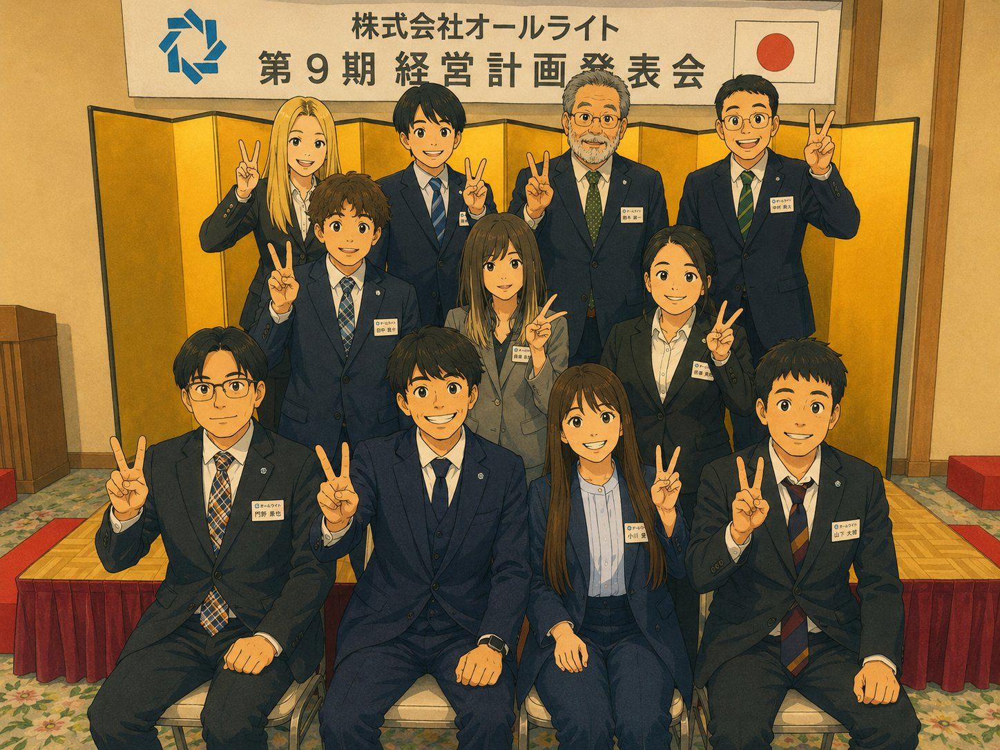 オールライトの仲間たち。チームで成し遂げる。